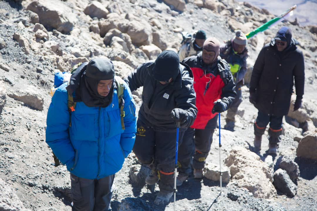 Hike4thechildonline on mountain Kilimanjaro